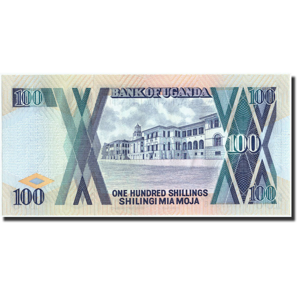 Billete de Uganda de 100 chelines