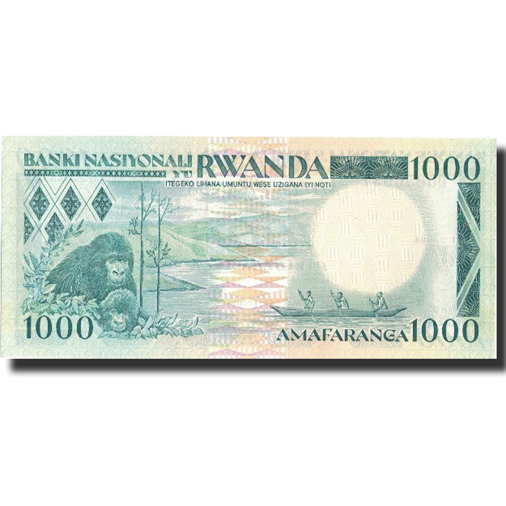 Billete de Ruanda, 1000 francos