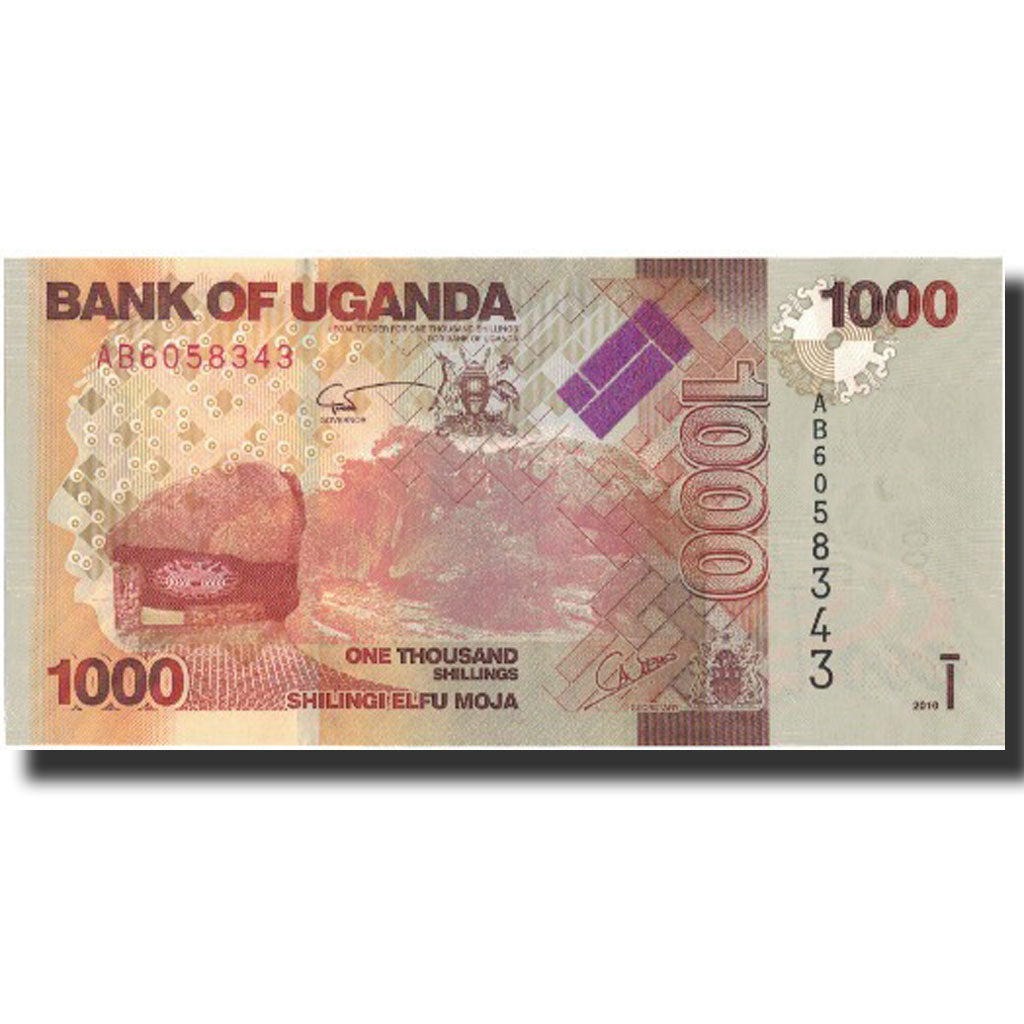 Billete de Uganda de 1000 chelines