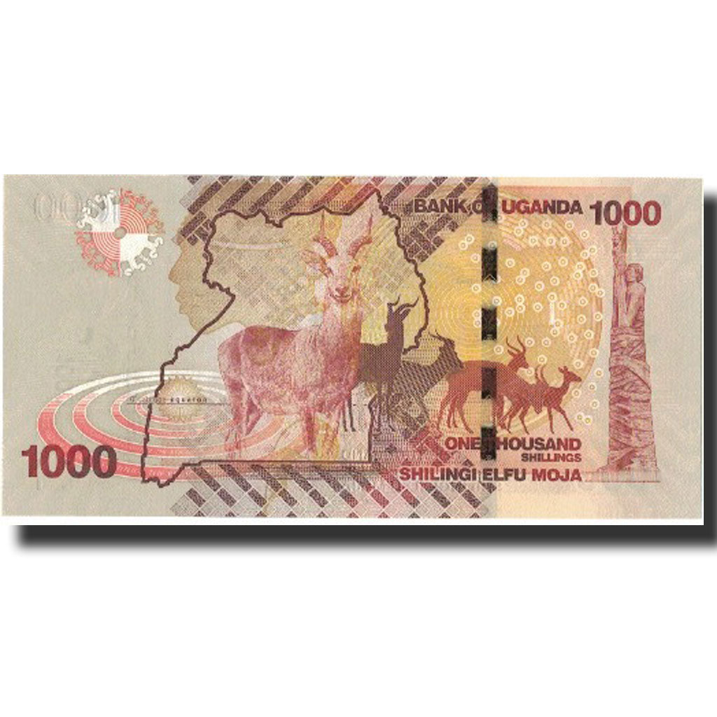 Billete de Uganda de 1000 chelines