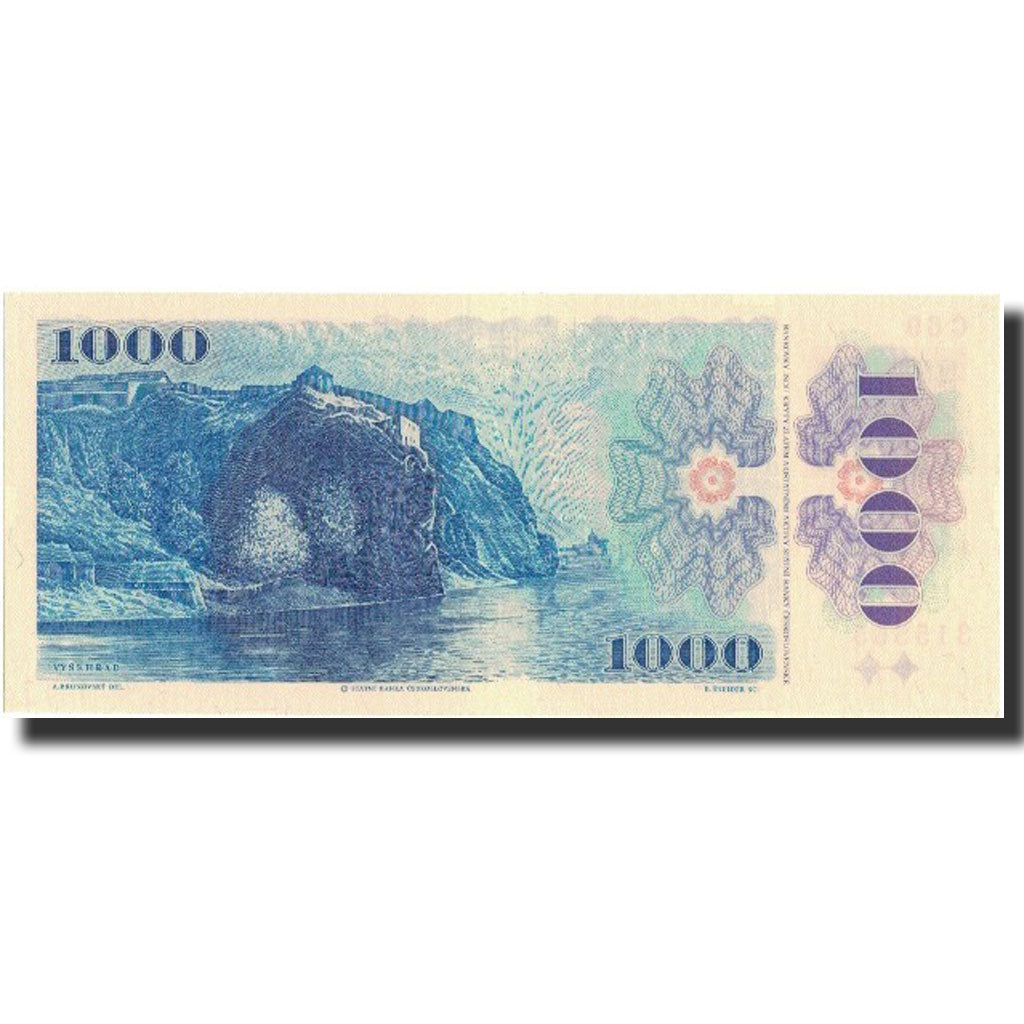 billete de banco,
República Checa,
1000 coronas