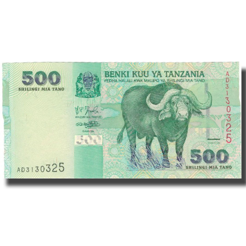 billete de banco,
Tanzania,
500 chelines