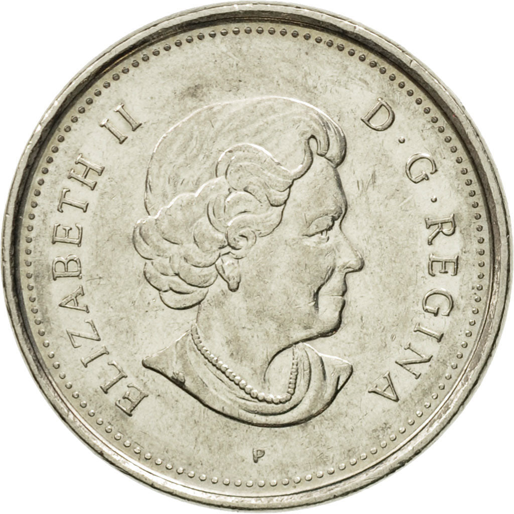 Moneda,
Canadá,
Isabel II