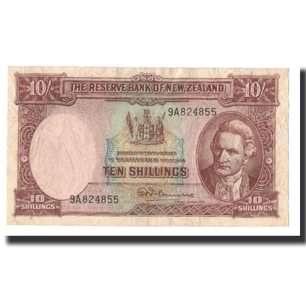 Billete de Nueva Zelanda de 10 chelines