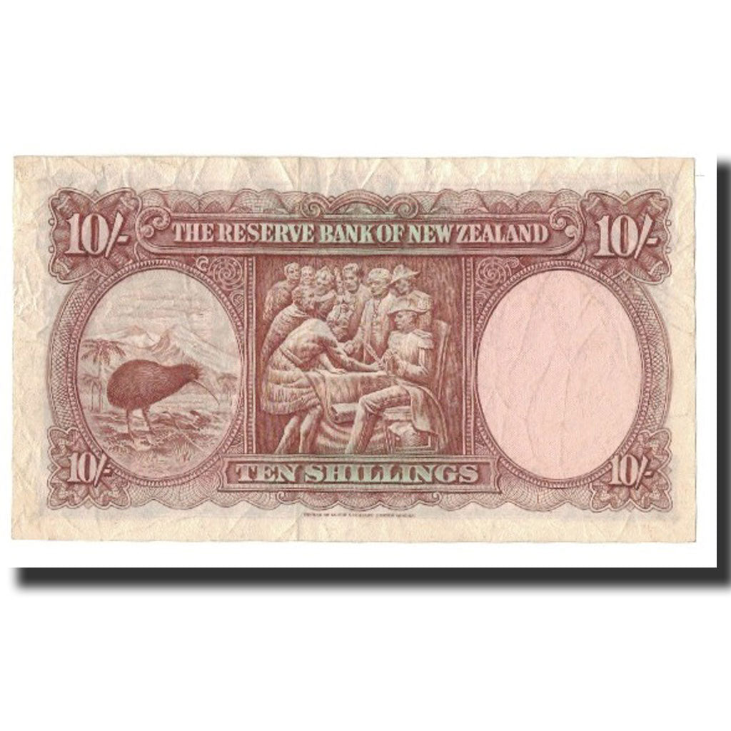 Billete de Nueva Zelanda de 10 chelines