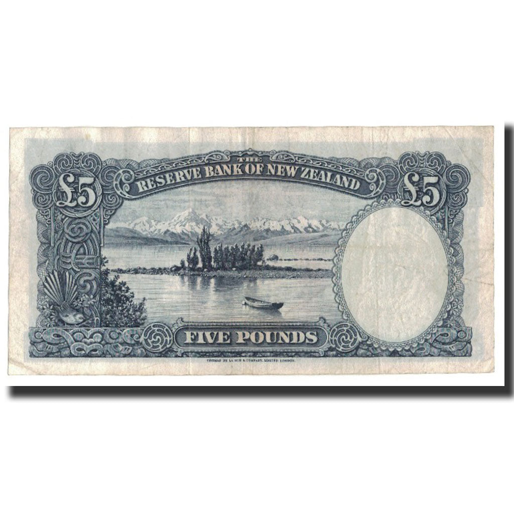 Billete de Nueva Zelanda
5 libras