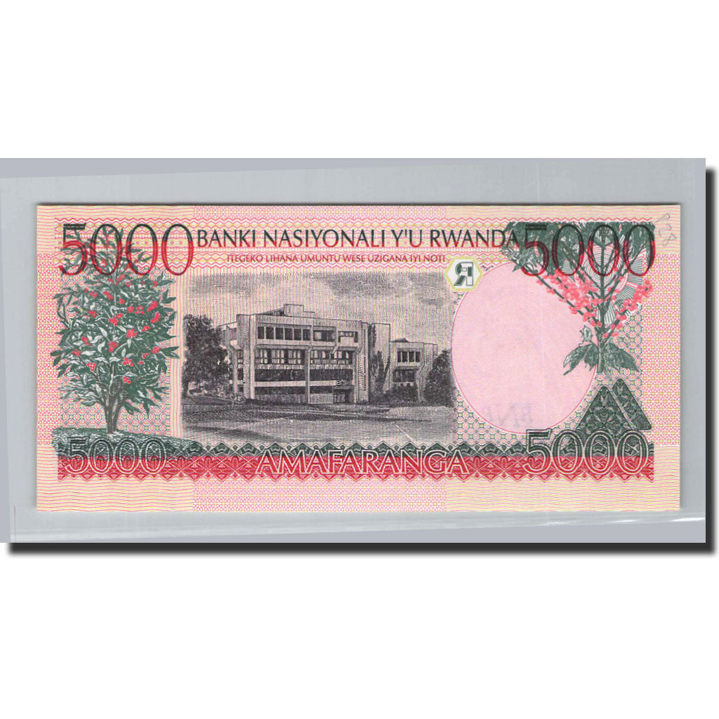 Billete de Ruanda
5000 francos
