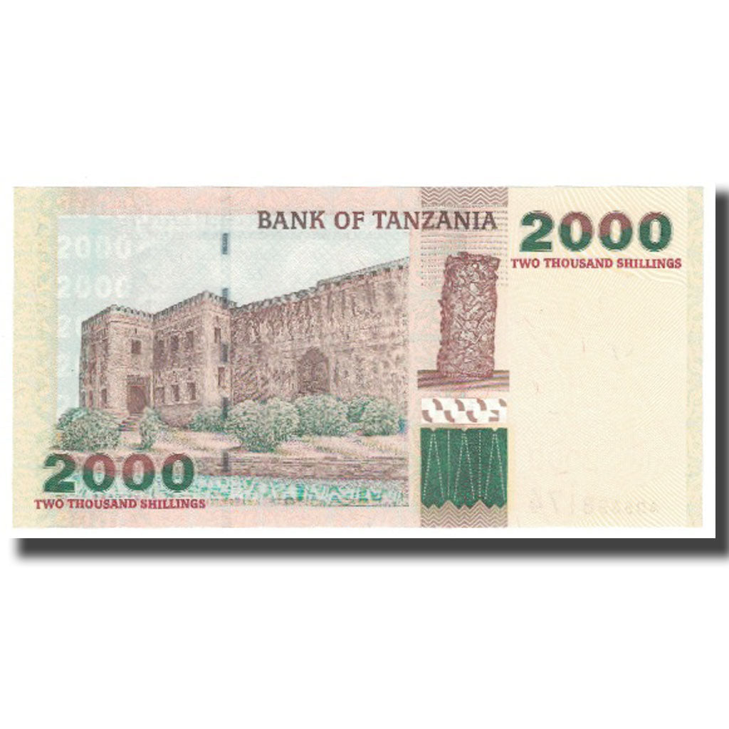 billete de banco,
Tanzania,
2000 shilingi