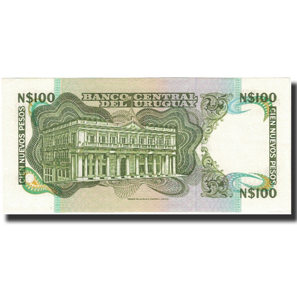 billete de banco,
Uruguay,
100 nuevos pesos