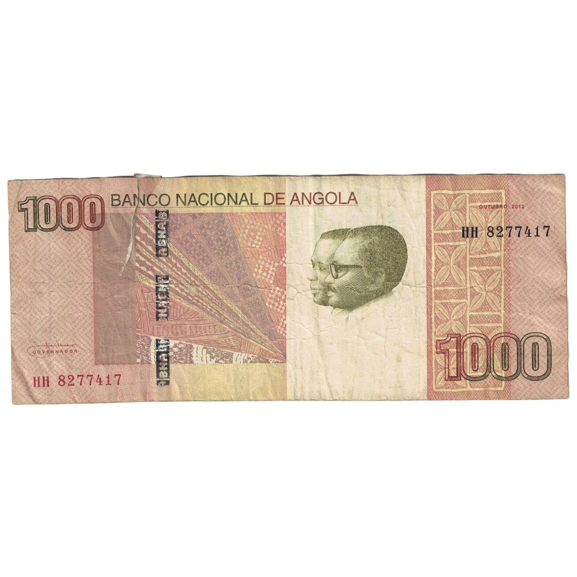 billete de banco,
Angola,
500 kwanzas