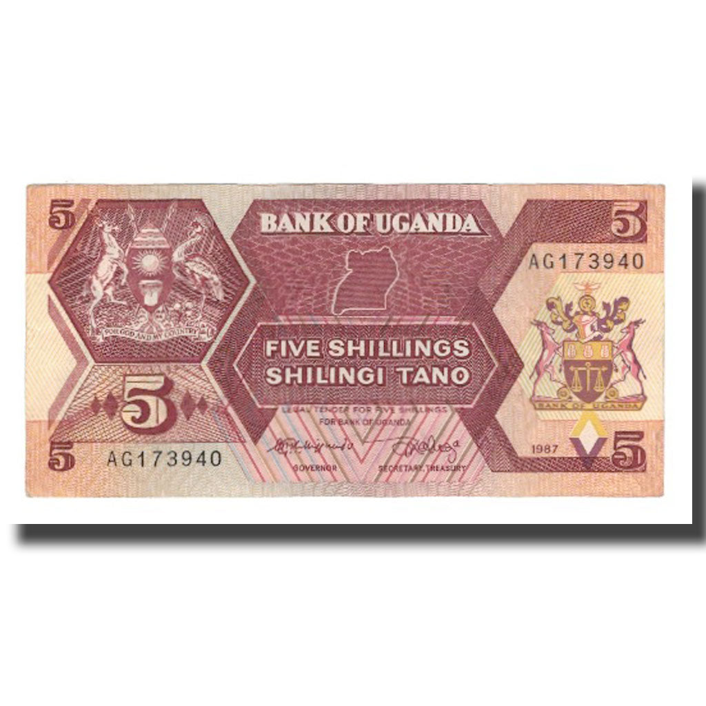Billete de Uganda, 5 chelines
