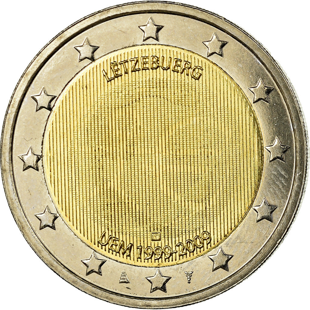 Luxemburgo,
2 euros,
EMÚ