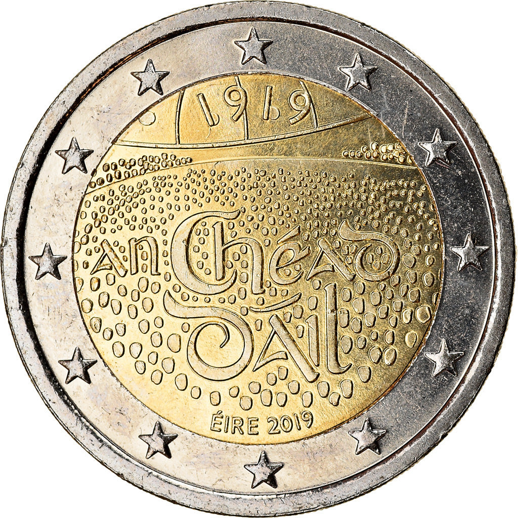 REPÚBLICA DE IRLANDA,
2 euros,
Dáil Éireann