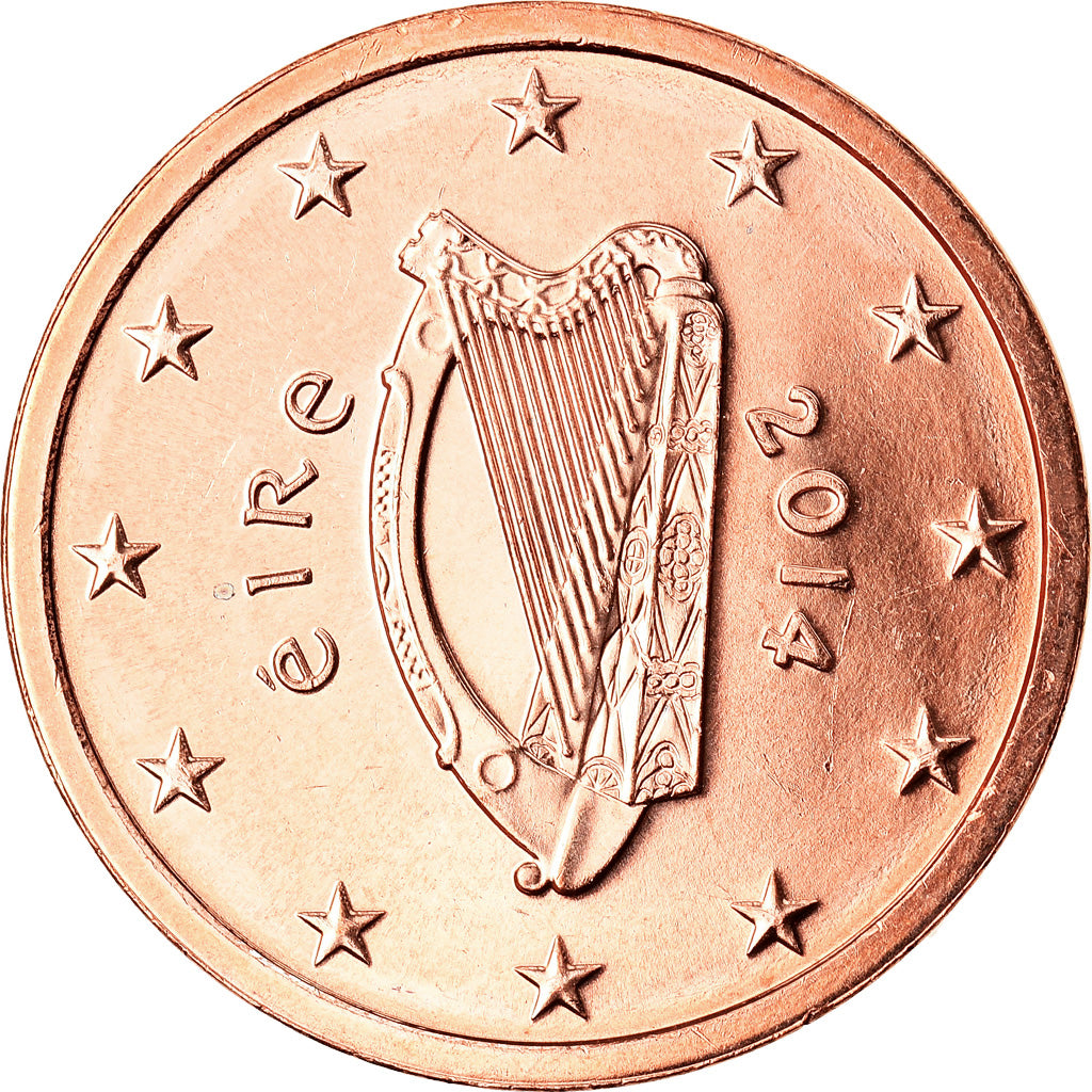 REPÚBLICA DE IRLANDA,
2 céntimos de euro,
2014