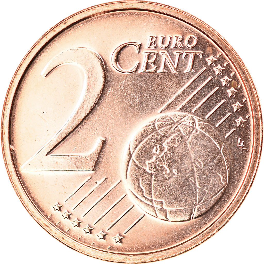 Países Bajos,
2 céntimos de euro,
2019