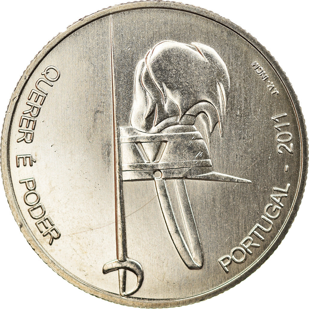 Portugal,
2-1/2 euros,
100 años del instituto de pupilas del ejército