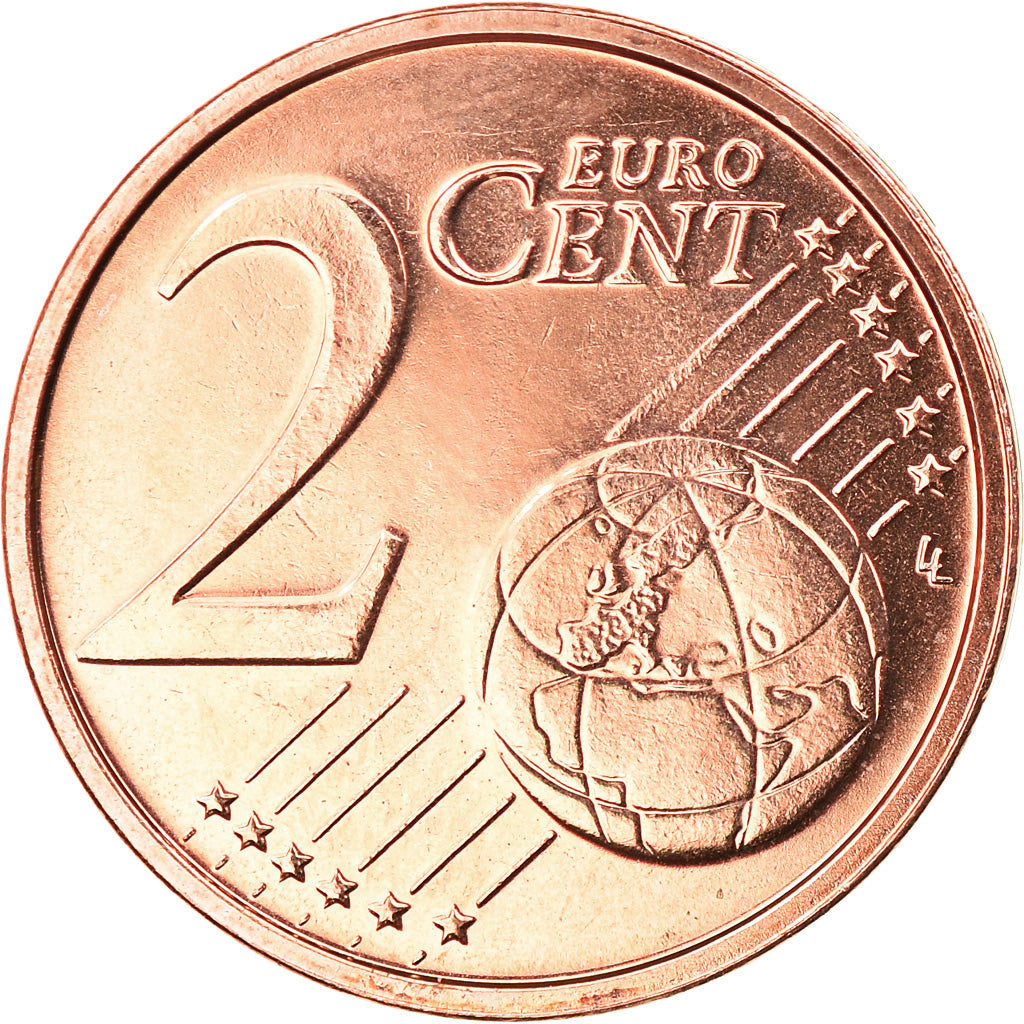 Países Bajos,
2 céntimos de euro,
2018