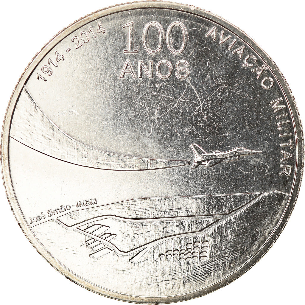 Portugal,
2-1/2 euros,
100 años de aviación militar