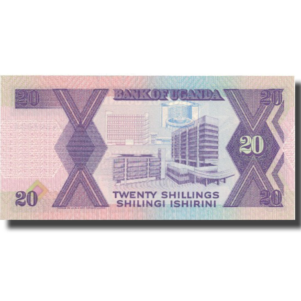 Billete de Uganda de 20 chelines