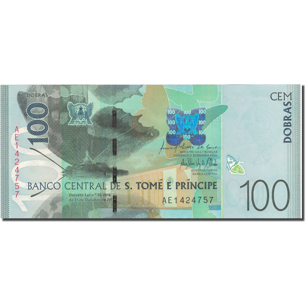 Billete de Santo Tomás y Príncipe, 100 dobras