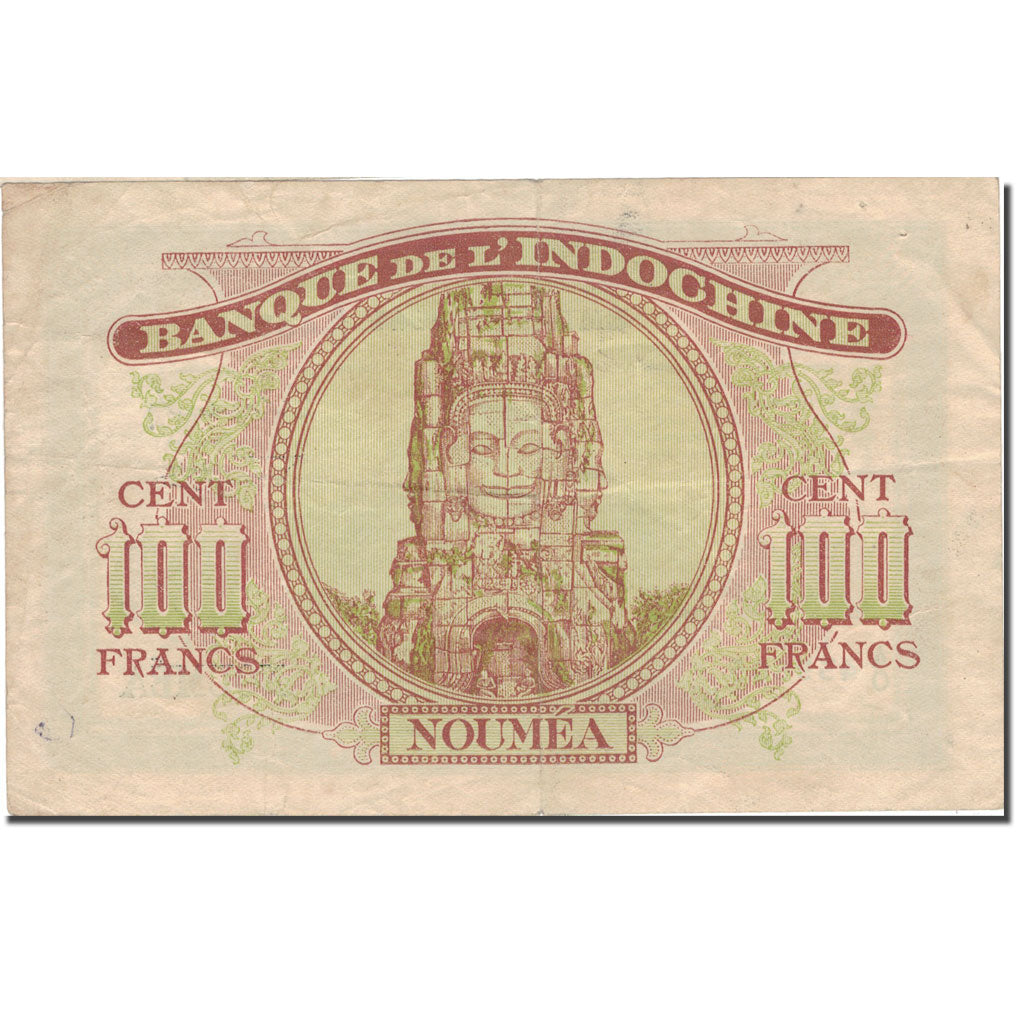 Billete de Nueva Caledonia, 100 francos