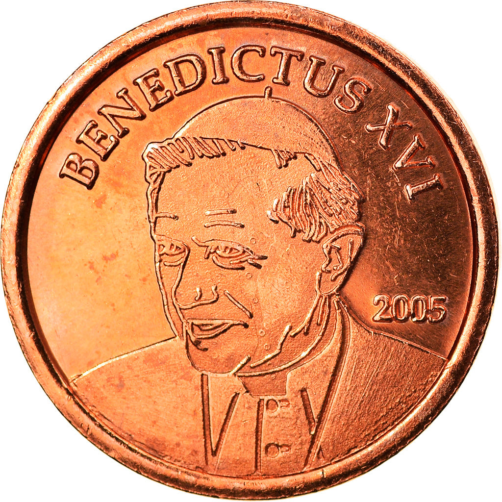Vaticano,
2 céntimos de euro,
Tipo 3