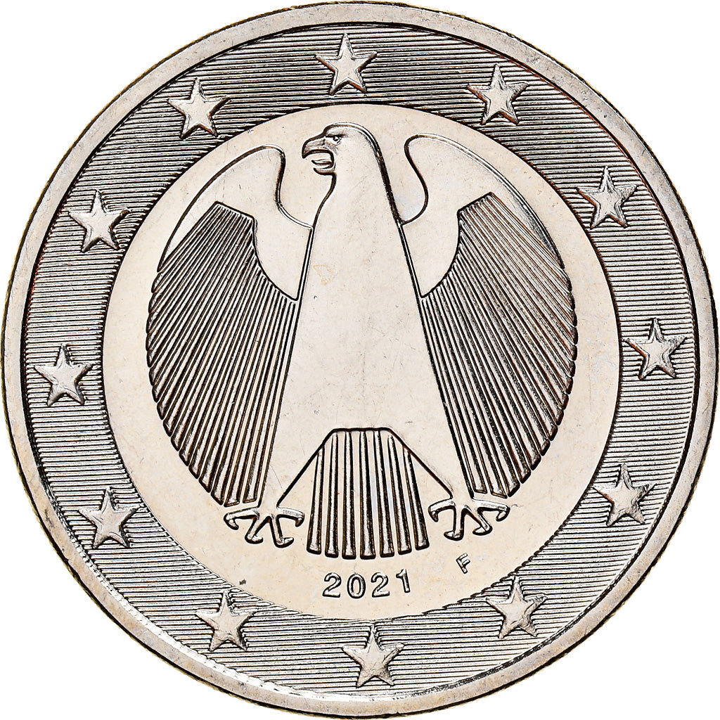 Alemania,
2 euros,
2021
