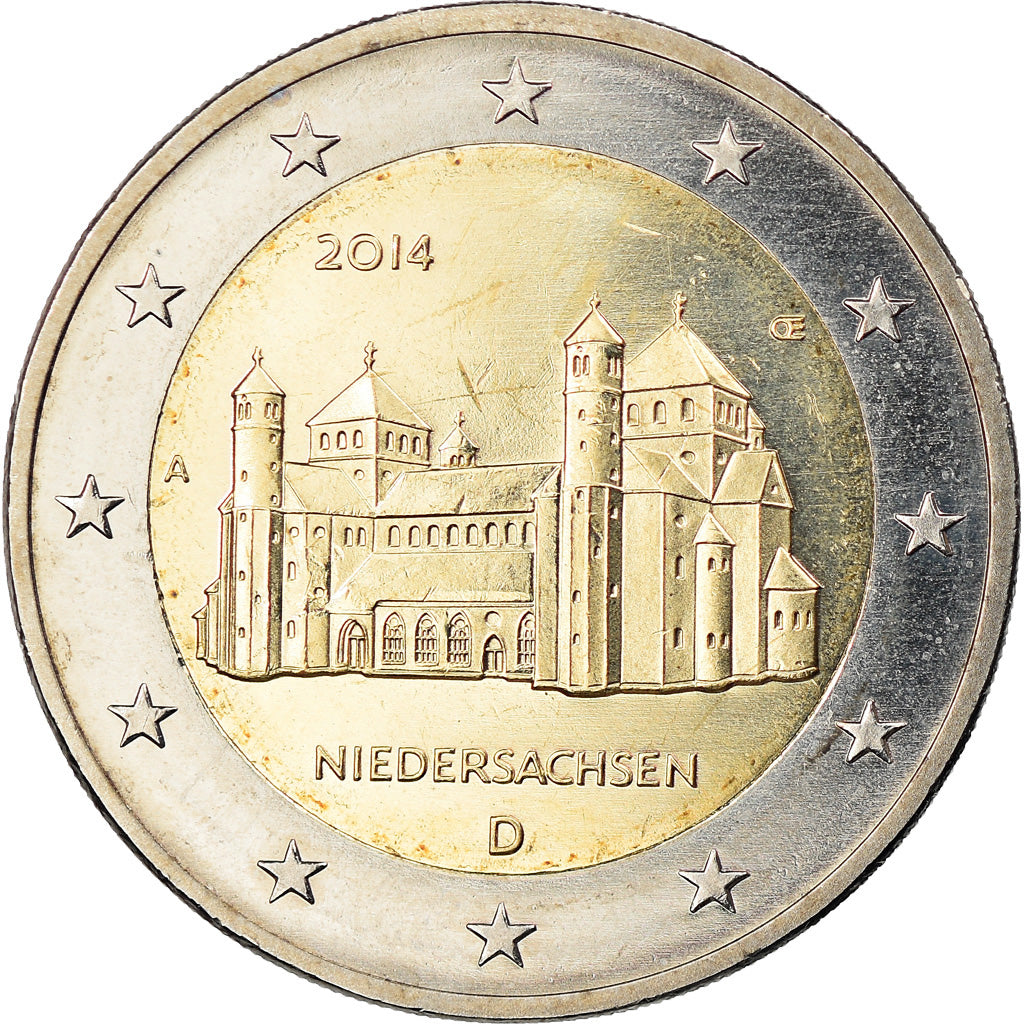 ALEMANIA - REPÚBLICA FEDERAL,
2 euros,
Baja Sajonia