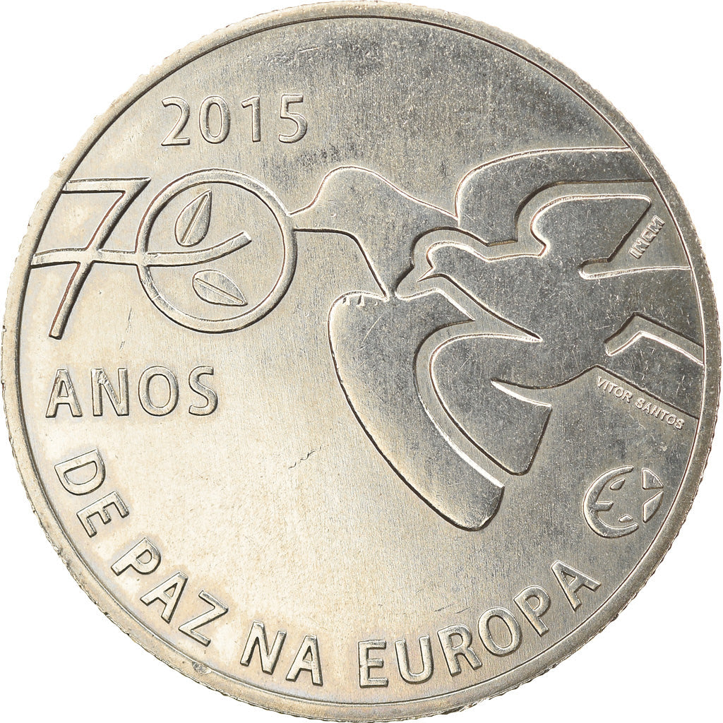 Portugal,
2-1/2 euros,
70 años de paz en Europa
