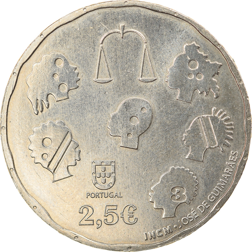 Portugal,
2-1/2 euros,
mediador de justicia