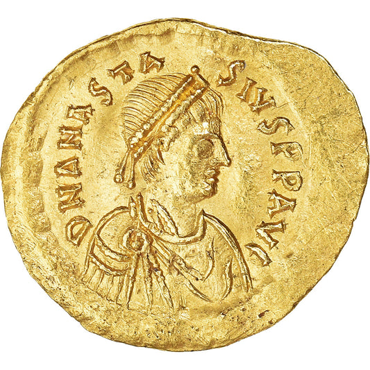 Acuñar, 
  
  Anastasio I, 
  
  trémisis
