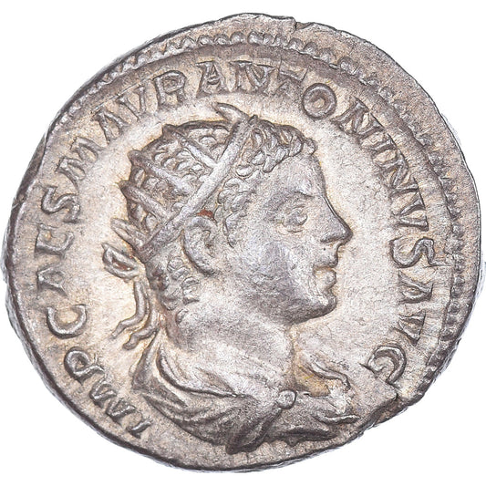 Acuñar, 
  
  Heliogábalo, 
  
  Antoniniano
