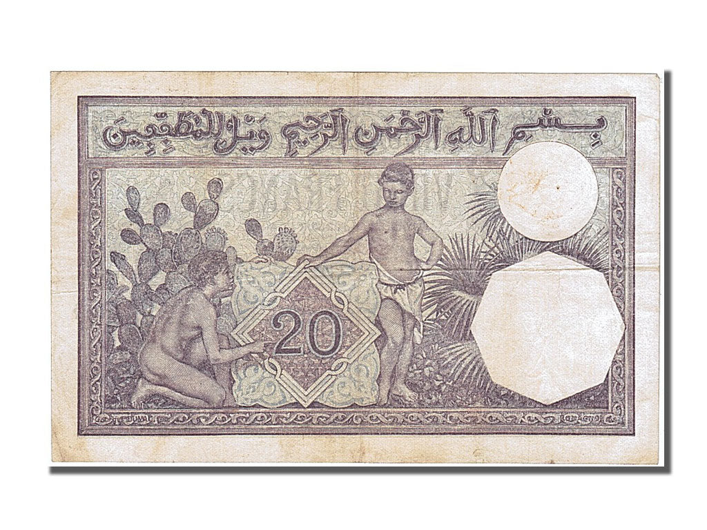 Billete de Argelia

20 francos