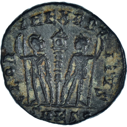 Acuñar, 
  
  Constancio II, 
  
  Bronce Æ