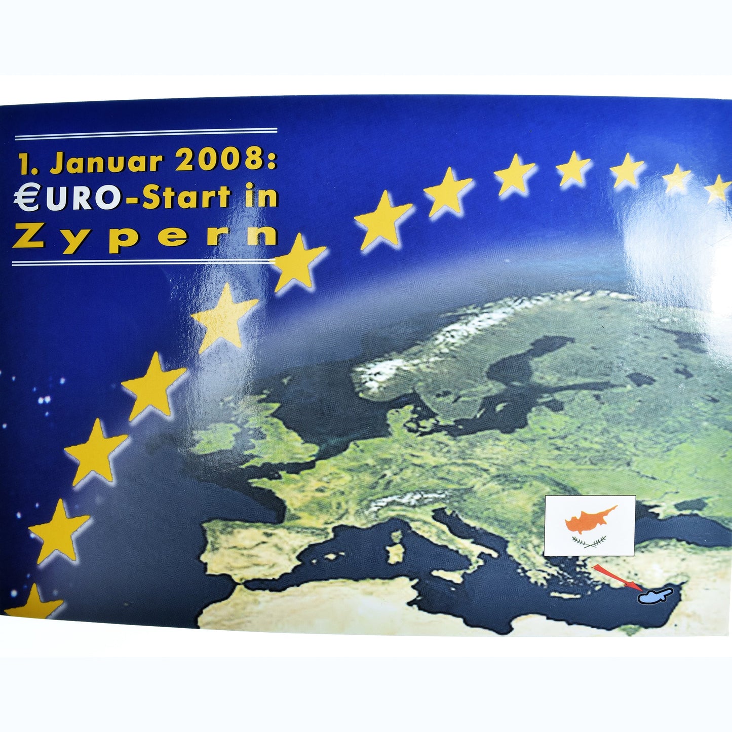 Chipre,

De 1 céntimo a 2 euros,

El euro empieza en Chipre