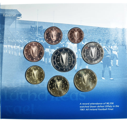 Irlanda,

1 céntimo a 2 euros,

Juego de euros - 125 años de la GAA