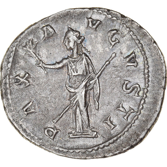 Acuñar, 
  
  Maximino I Thrax, 
  
  Denario