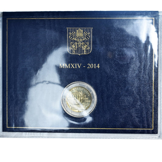 Vaticano, 
  
  2 euros, 
  
  rampa del muro