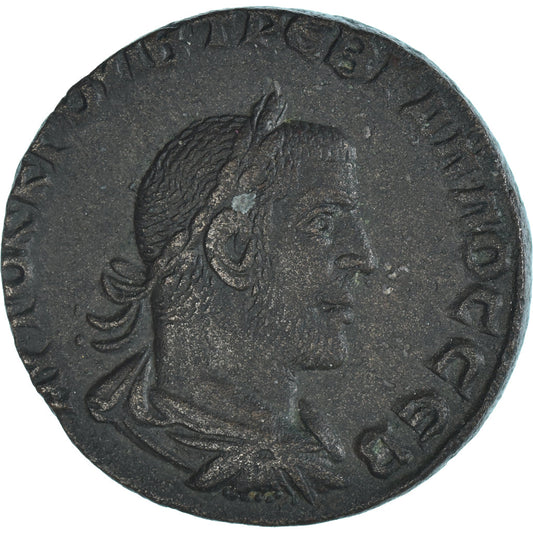 Acuñar, 
  
  Treboniano Galo, 
  
  Bronce Æ