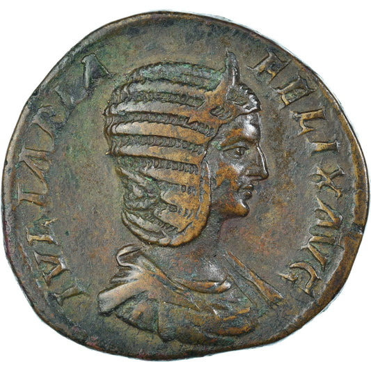Julia Domna, 
  
  Sestercio, 
  
  211-217