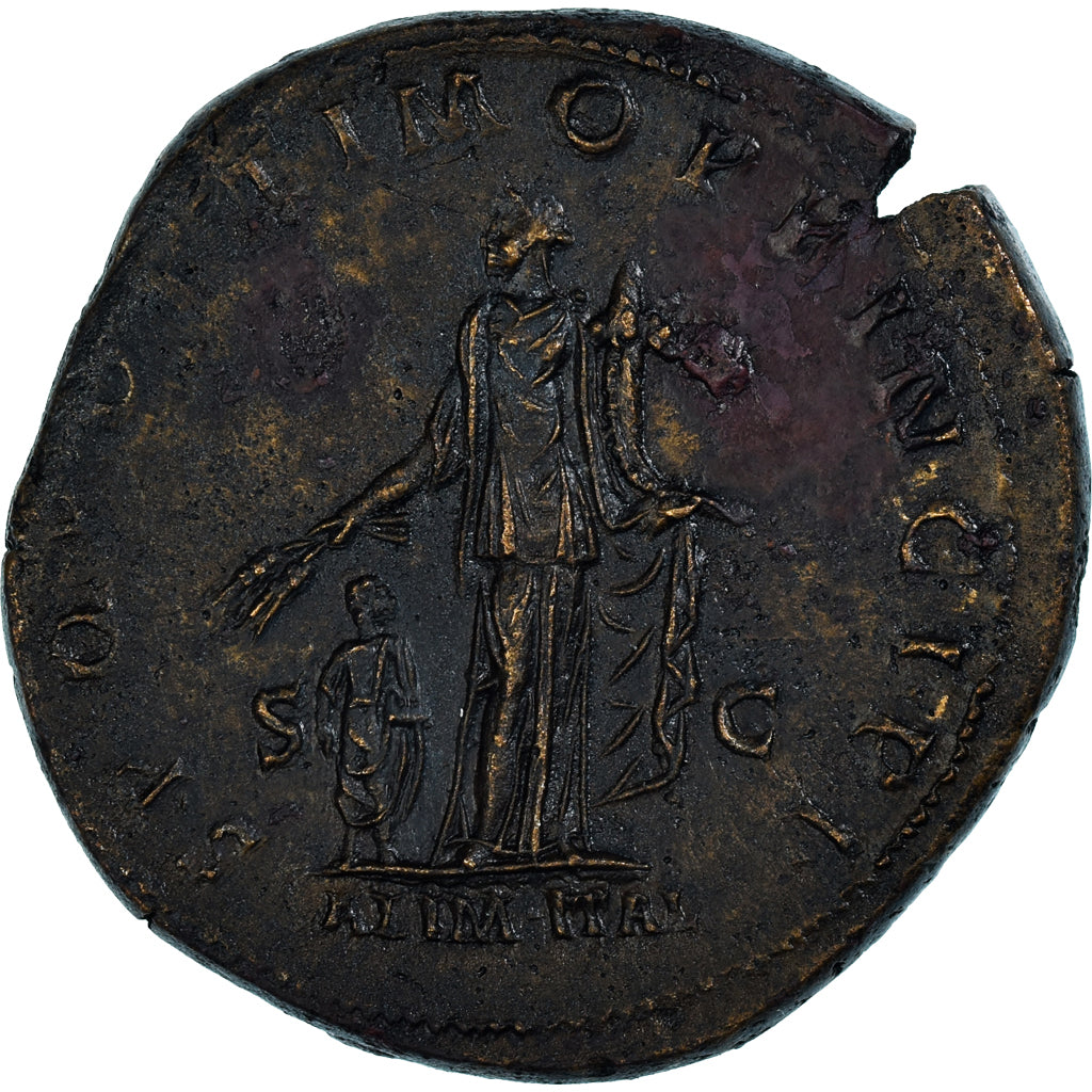 Trajano, 
  
  Sestercio, 
  
  112-114