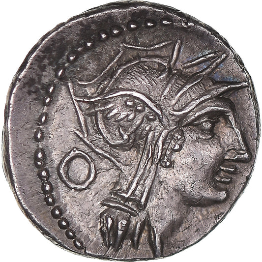 Junia, 
  
  Denario, 
  
  91 a.C.
