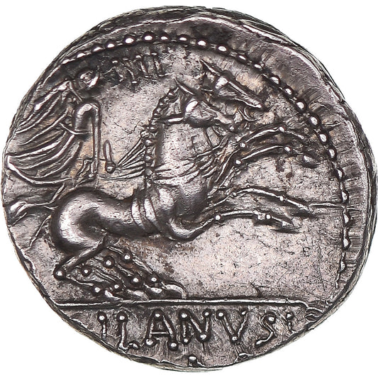 Junia, 
  
  Denario, 
  
  91 a.C.