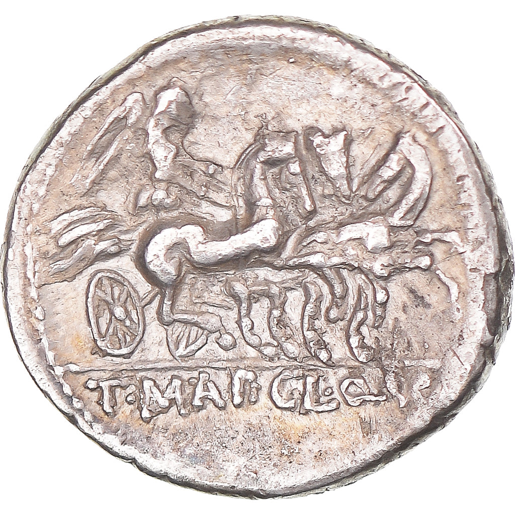 Acuñar, 
  
  manlia, 
  
  Denario