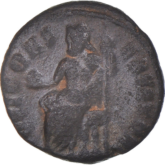 Acuñar, 
  
  época de Maximino II, 
  
  Follis