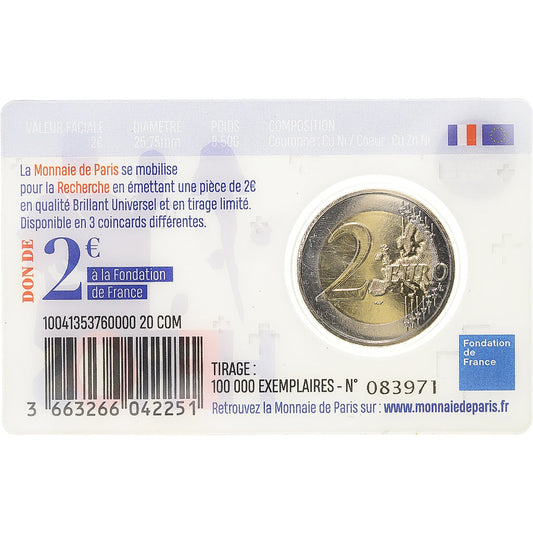 Francia, 
  
  2 euros, 
  
  Héroes de la pandemia