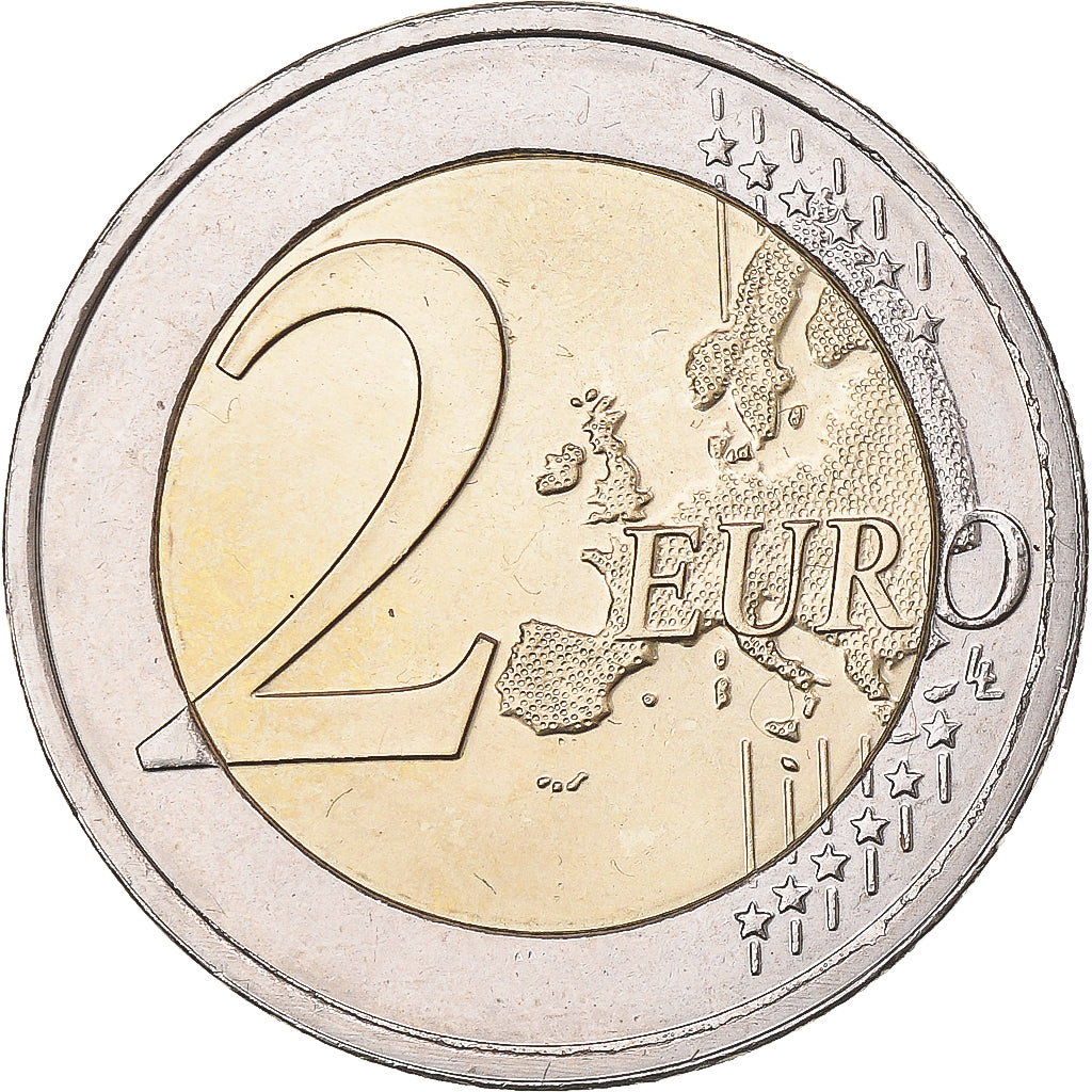 Luxemburgo, 

2 euros, 

10.º aniversario de la Unión Monetaria Europea