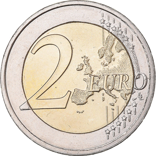 Luxemburgo, 

2 euros, 

10.º aniversario de la Unión Monetaria Europea