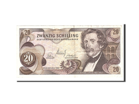 Billete de banco, Austria, 

20 chelines