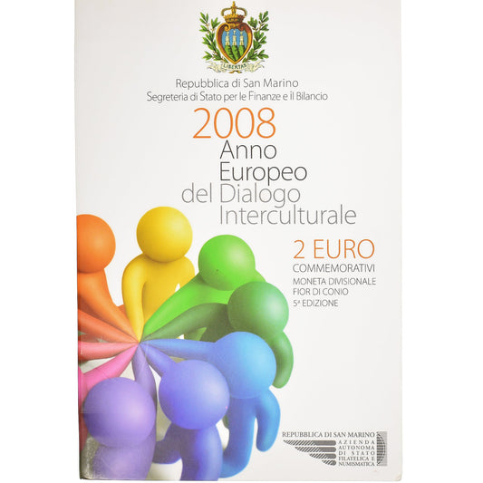 San Marino, 
  
  2 euros, 
  
  2008